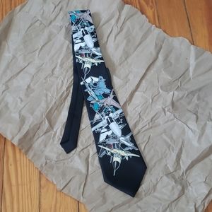 Novelty Fighter Aircrafts Neck Tie